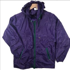 Vintage 90s K-Way Windbreaker Kway Large Purple